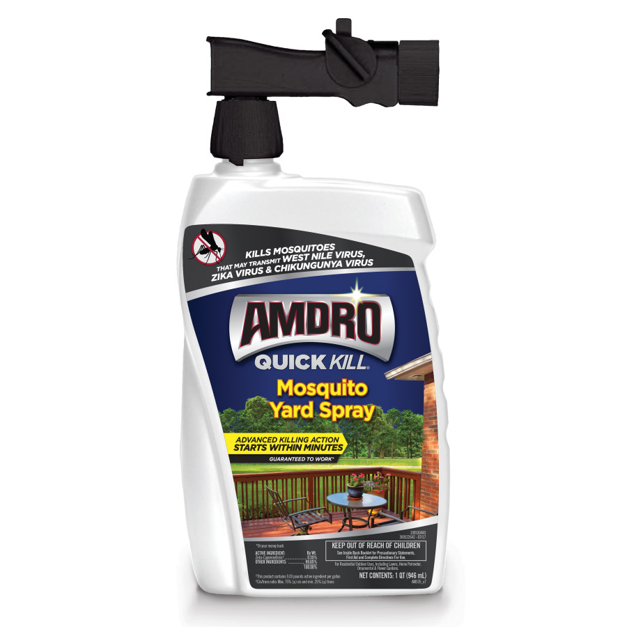 Amdro Quick Kill Mosquito Yard Treatment Ready To Spray 4ea/32 oz