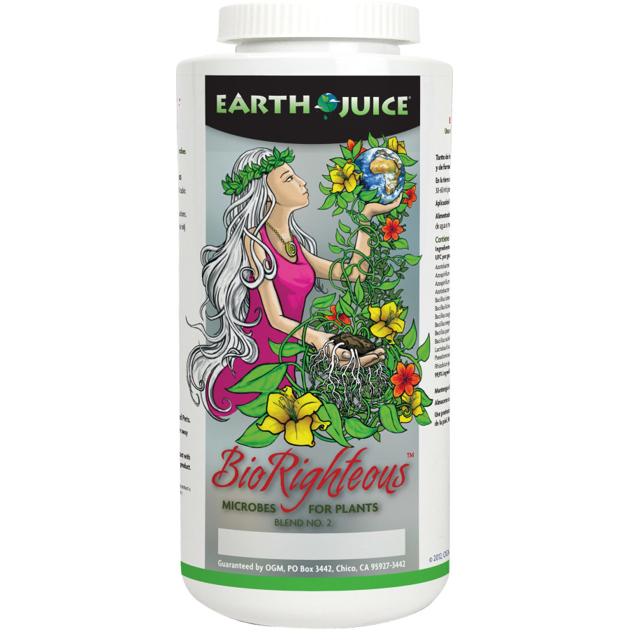 Earth Juice BioRighteous Microbes Soil Additive 12ea/12 oz