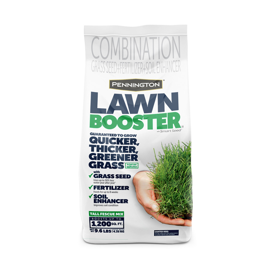 Pennington Lawn Booster Tall Fescue Mix Grass Seed & Fertilizer Smart Seed 1ea/9.6 lb