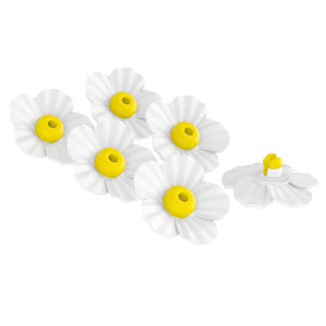 White, 10ea/6 pk