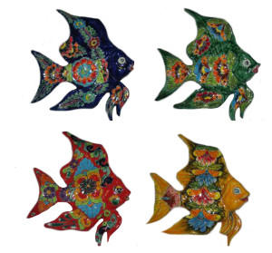 Blue/Green/Red/Yellow, 4ea/12 in